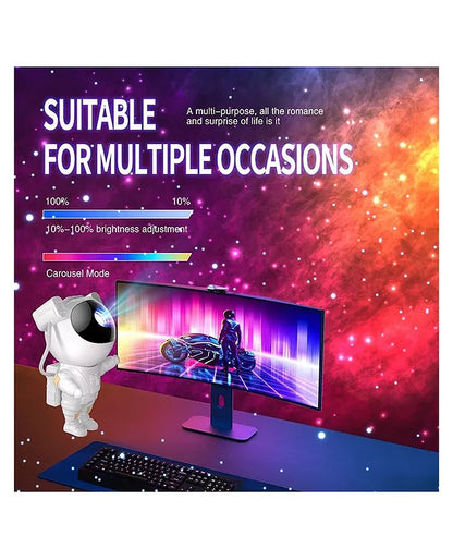 Astronaut Galaxy Projector - 360 Magnetic Head