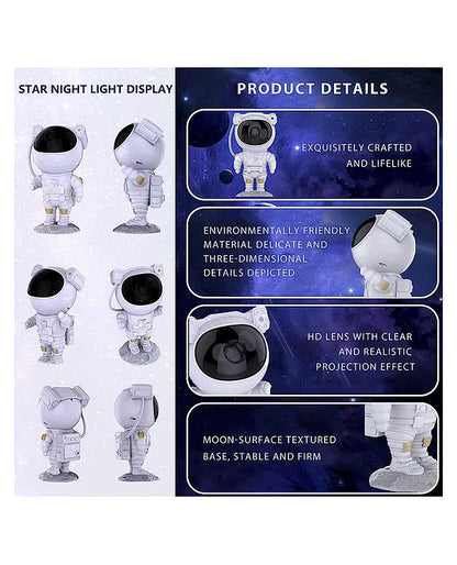 Astronaut Galaxy Projector - 360 Magnetic Head