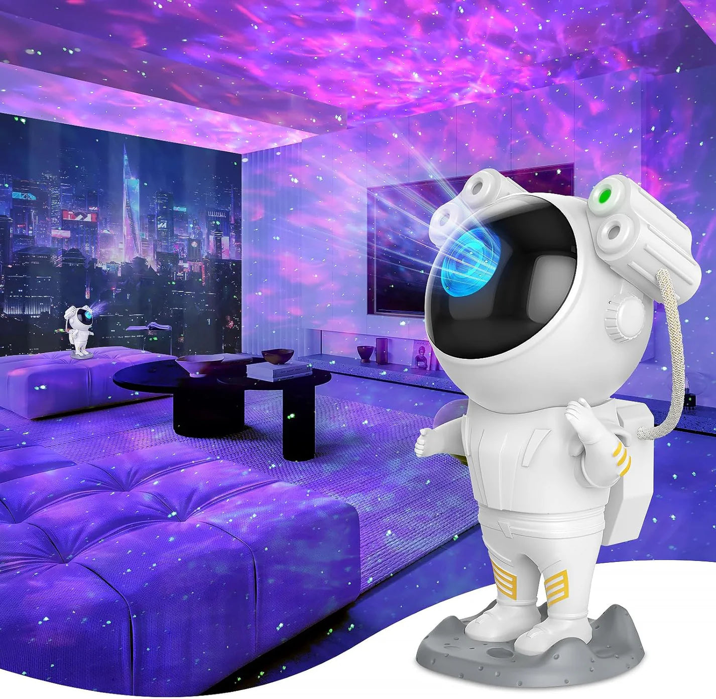 Astronaut Galaxy Projector - 360 Magnetic Head